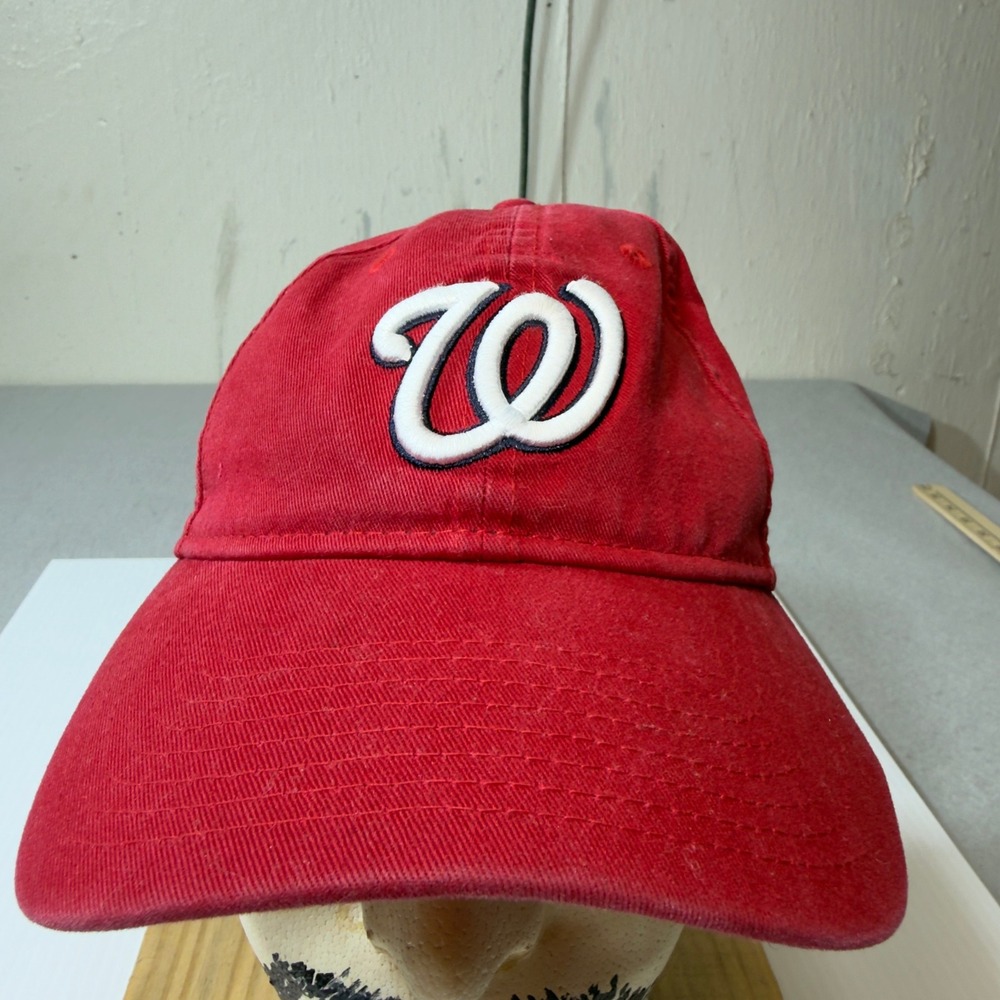Washington Nationals‎ MLB Baseball Cap Red New Era 9TWENTY Adjustable Strap